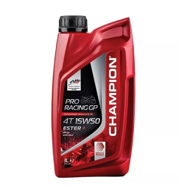 CHAMPION® Proracing GP 4T 15W-50 ESTER + Vollsynthetisches Motoröl - 1 Liter