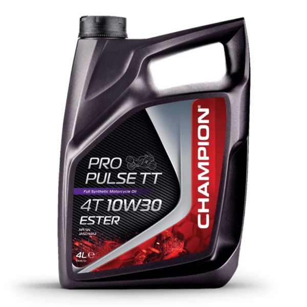 CHAMPION® Pro Pulse TT 4T 10W-30 Ester Motoröl - 4 Liter