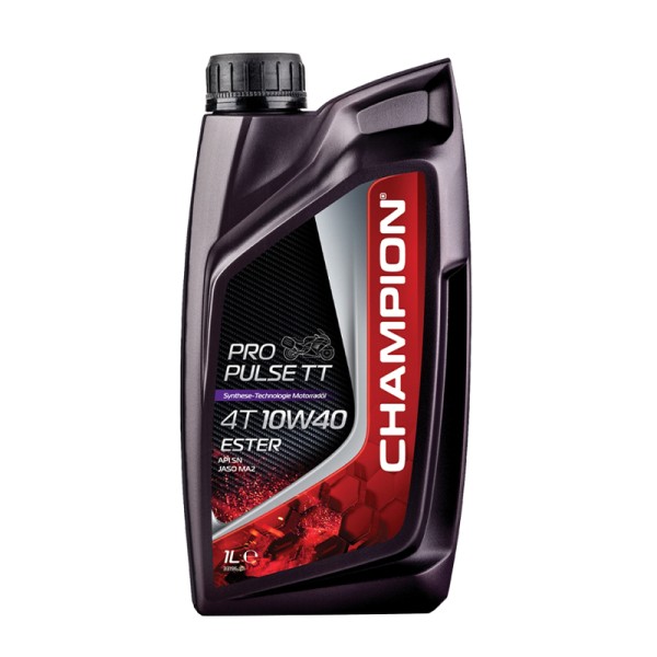 CHAMPION® Pro Pulse TT 4T 10W-40 Ester Motoröl - 1 Liter