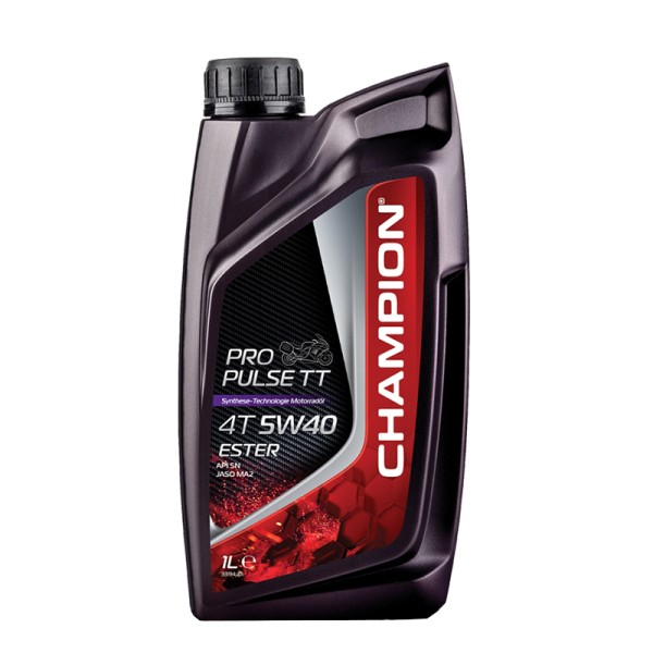 CHAMPION® Pro Pulse TT 4T 5W-40 Ester Motoröl - 1 Liter