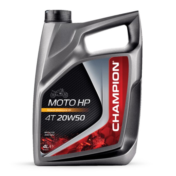 CHAMPION® Moto HP 4T 20W-50 Motoröl - 4 Liter